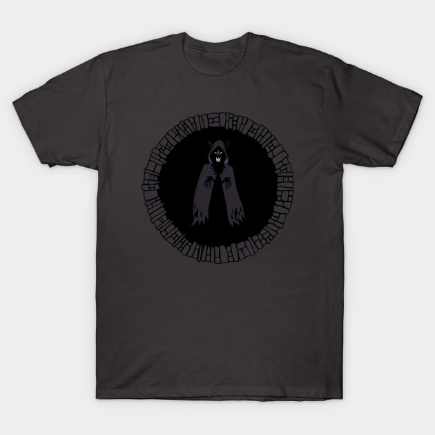 DARK DUNGEON WIZARD T-Shirt by Figbar Lonesome